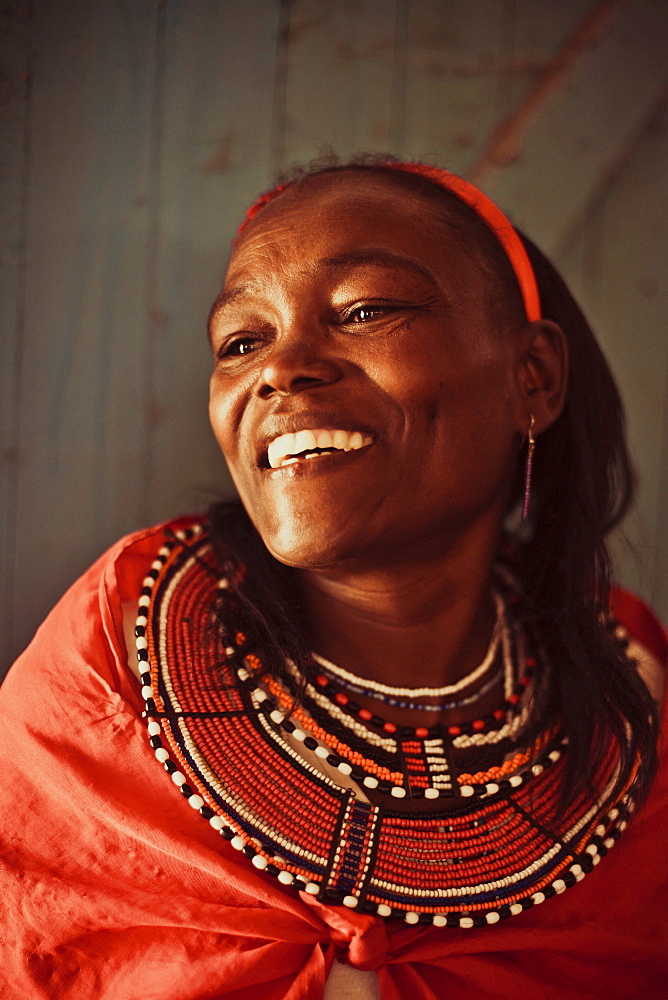 Maasai woman, Kenya, East Africa, Africa