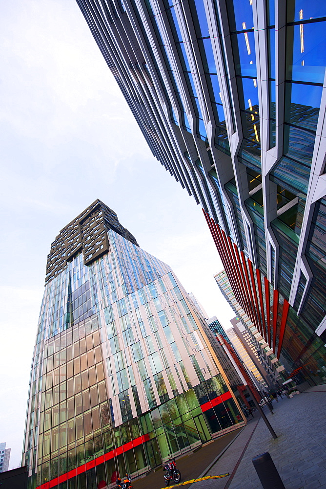 Business district Zuidas, Amsterdam, The Netherlands, Europe