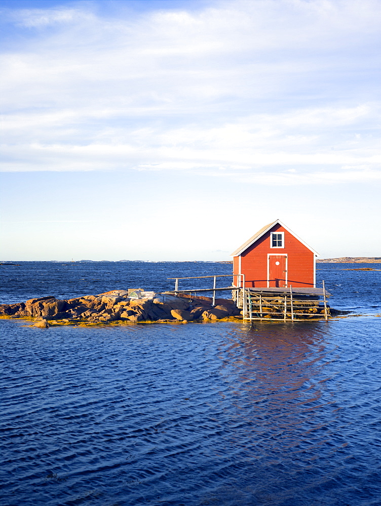 Fishing hut, Fogo Island, Newfoundland, Canada, North America