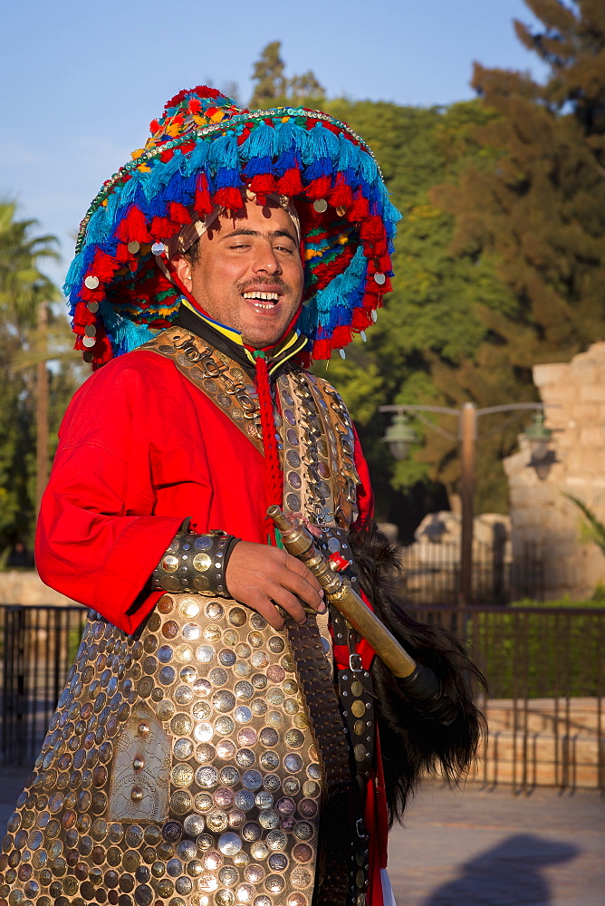 Water seller in Marrakech, Morocco, North Africa, Africa