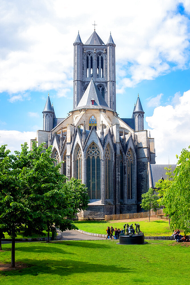 St. Bavo's Cathedral (Sint-Baafskathedraal), Ghent, West Flanders, Belgium, Europe