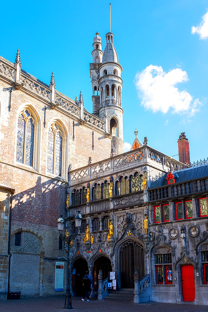 Basilica of the Holy Blood, Burg, Bruges, Belgium, Europe