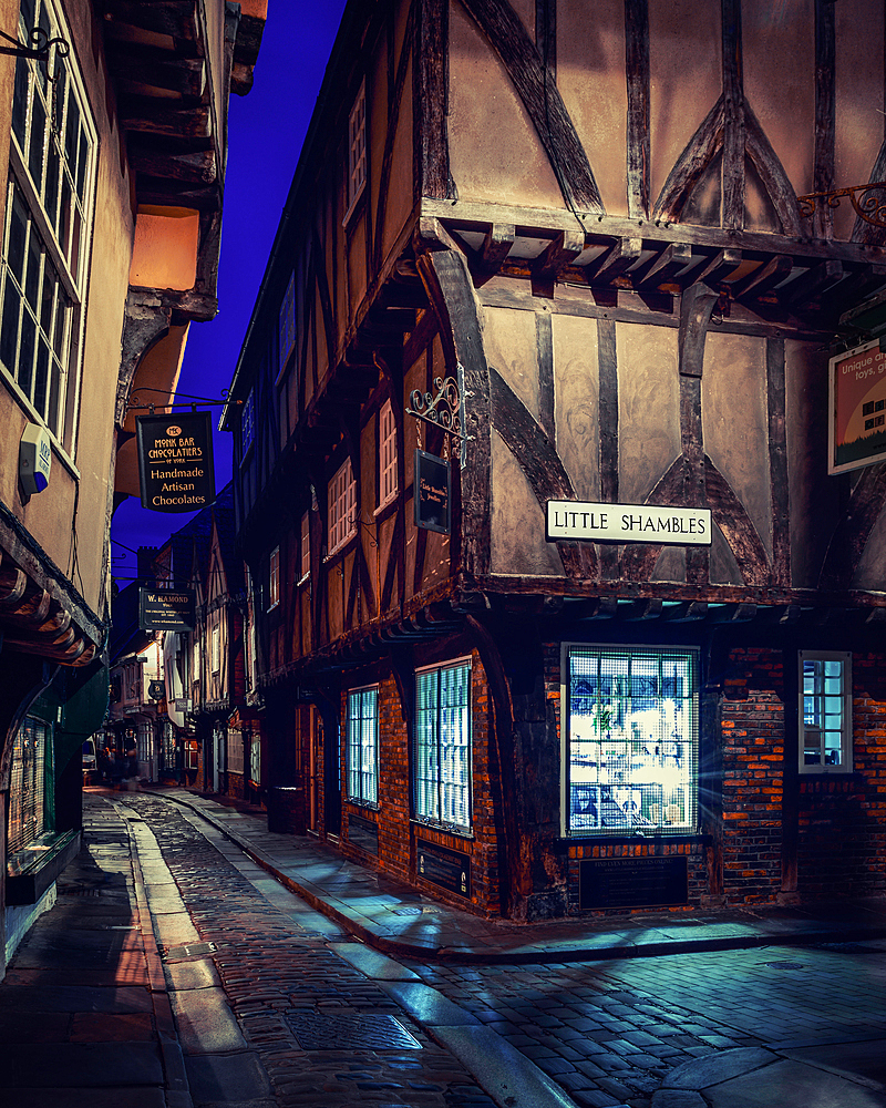 The Shambles, York, Yorkshire, England, United Kingdom, Europe