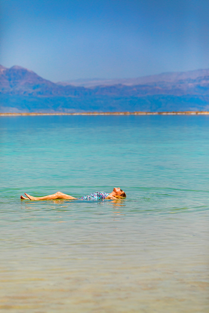 Fun in the Dead Sea, Israel, Middle East