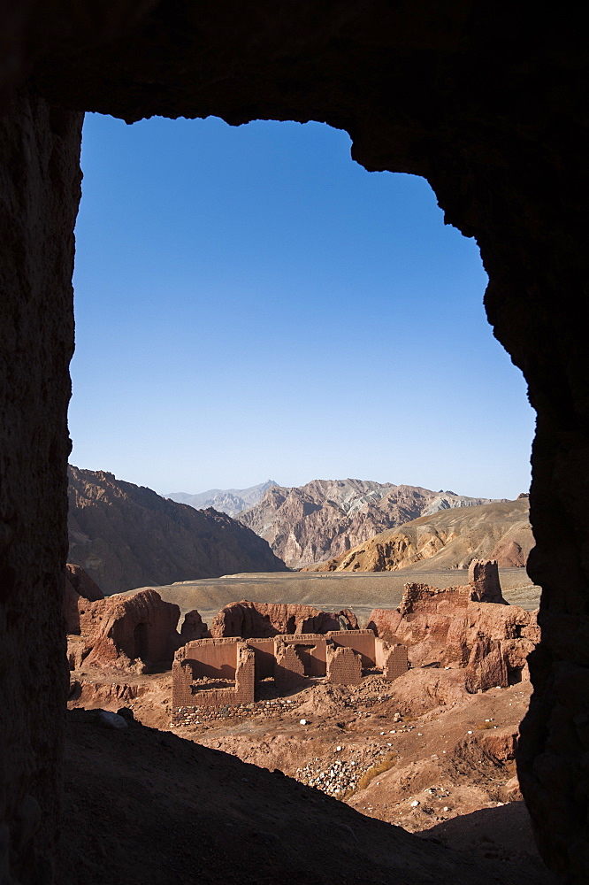 The ruined city of Shahr-e Zohak in the Bamiyan province, Afghanistan, Asia