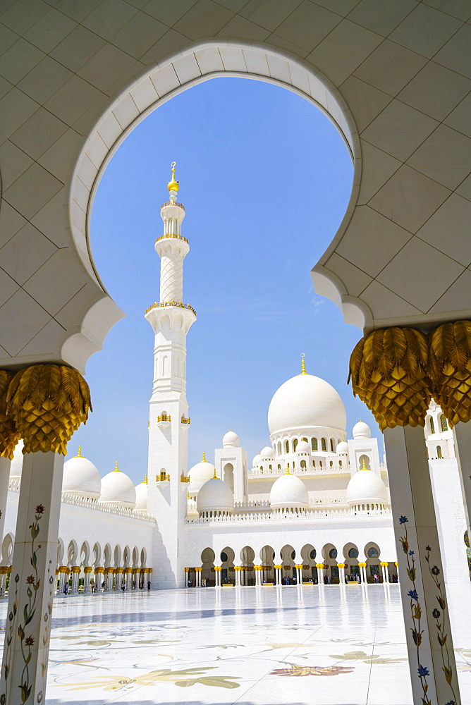 Sheikh Zayed Mosque, Abu Dhabi, United Arab Emirates, Middle East