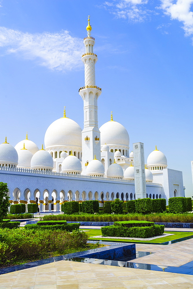 Sheikh Zayed Mosque, Abu Dhabi, United Arab Emirates, Middle East