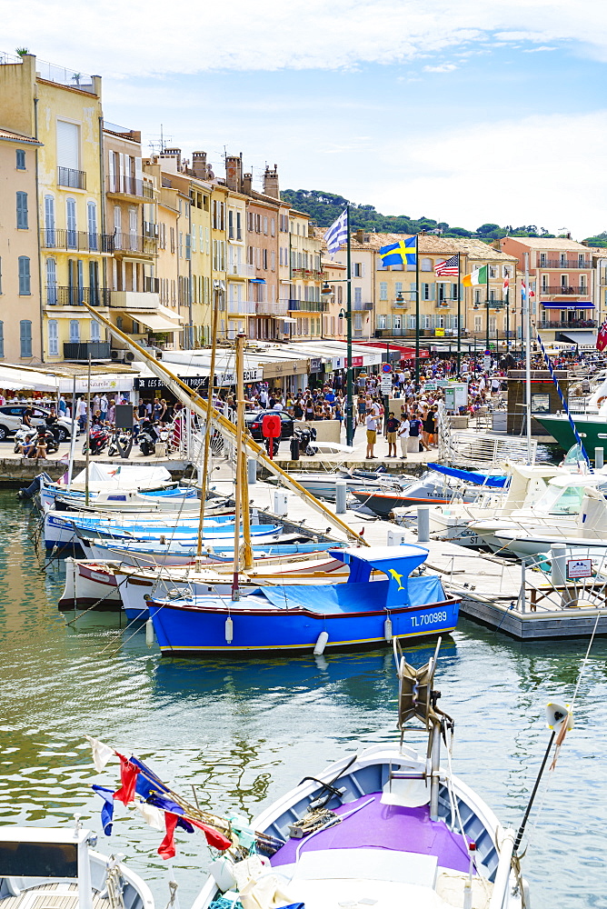 Quai Jean Jaures, Saint-Tropez, Var, Cote d'Azur, Provence, France, Mediterranean, Europe