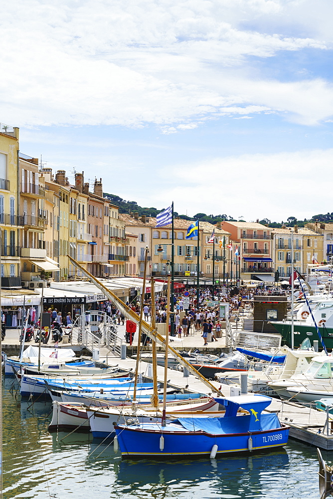 Quai Jean Jaures, Saint-Tropez, Var, Cote d'Azur, Provence, France, Mediterranean, Europe