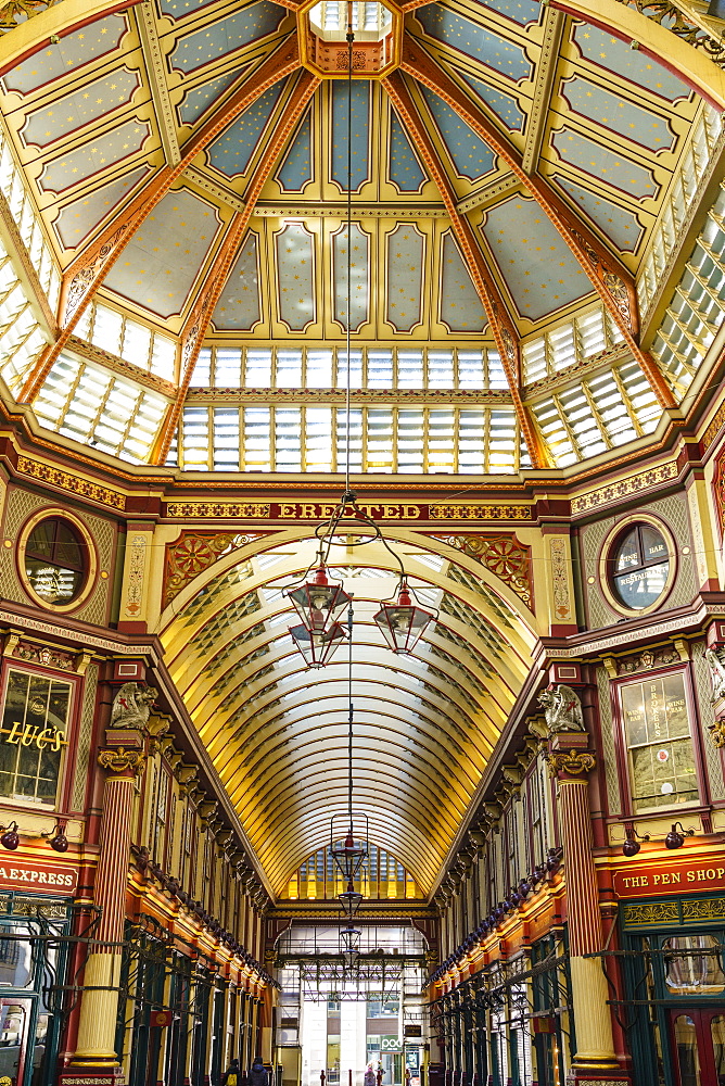 Leadenhall Market, City of London, London, England, United Kingdom, Europe