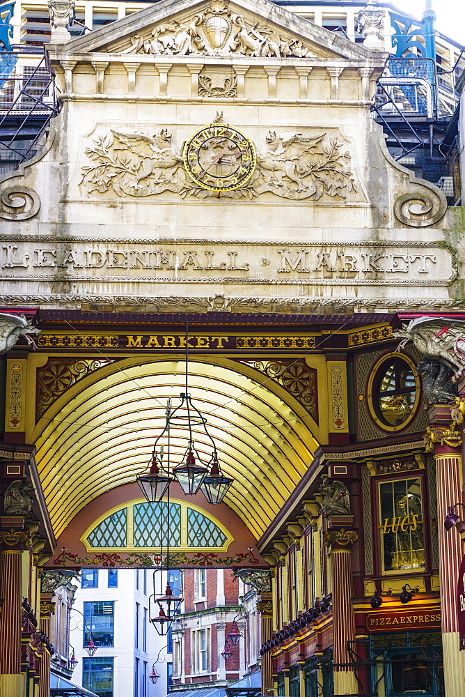 Leadenhall Market, City of London, London, England, United Kingdom, Europe