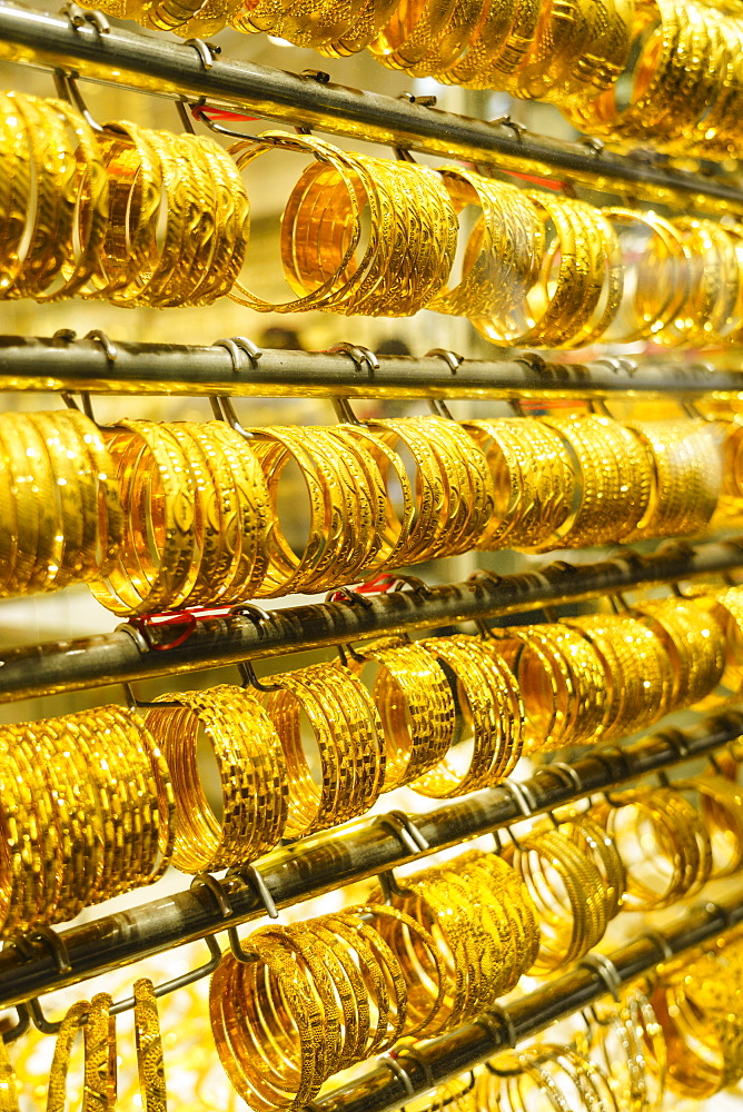 The Gold Souk, Al Ras, Deira, Dubai, United Arab Emirates, Middle East