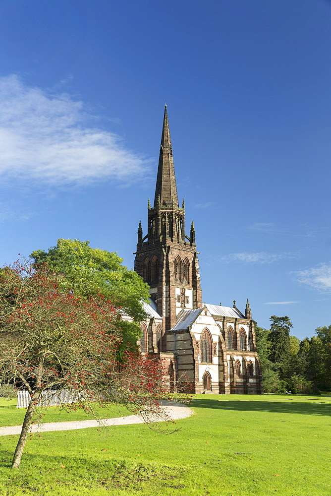 Church of St. Mary The Virgin at Clumber Park, Nottinghamshire, England, United Kingdom, Europe