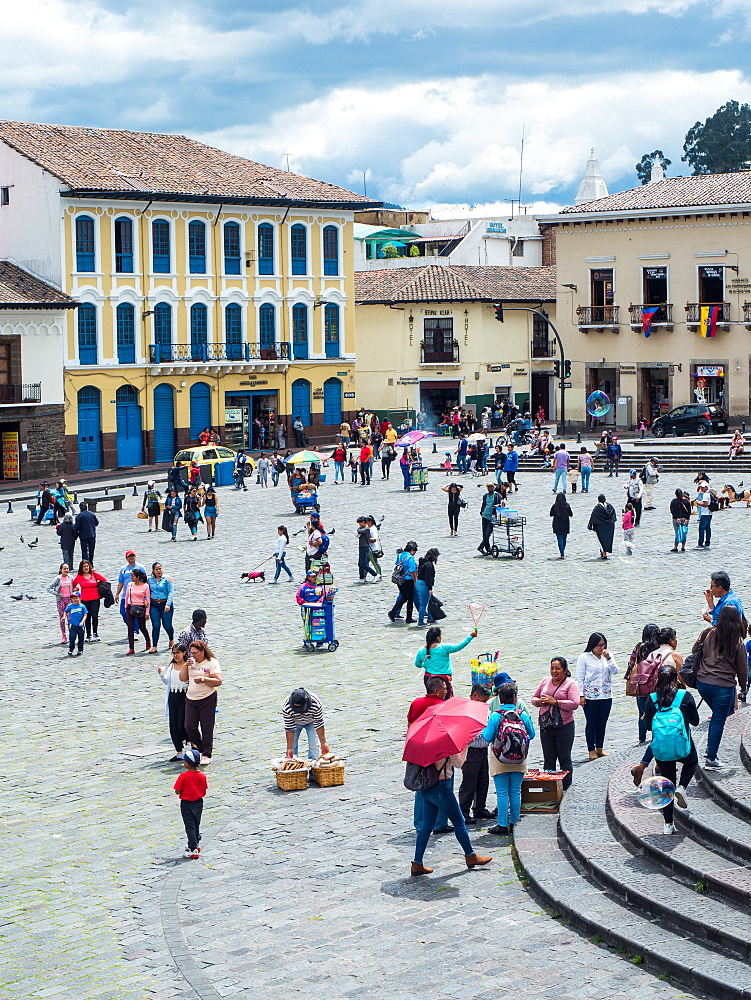 Plaza San Francisco, Quito, Ecuador, South America