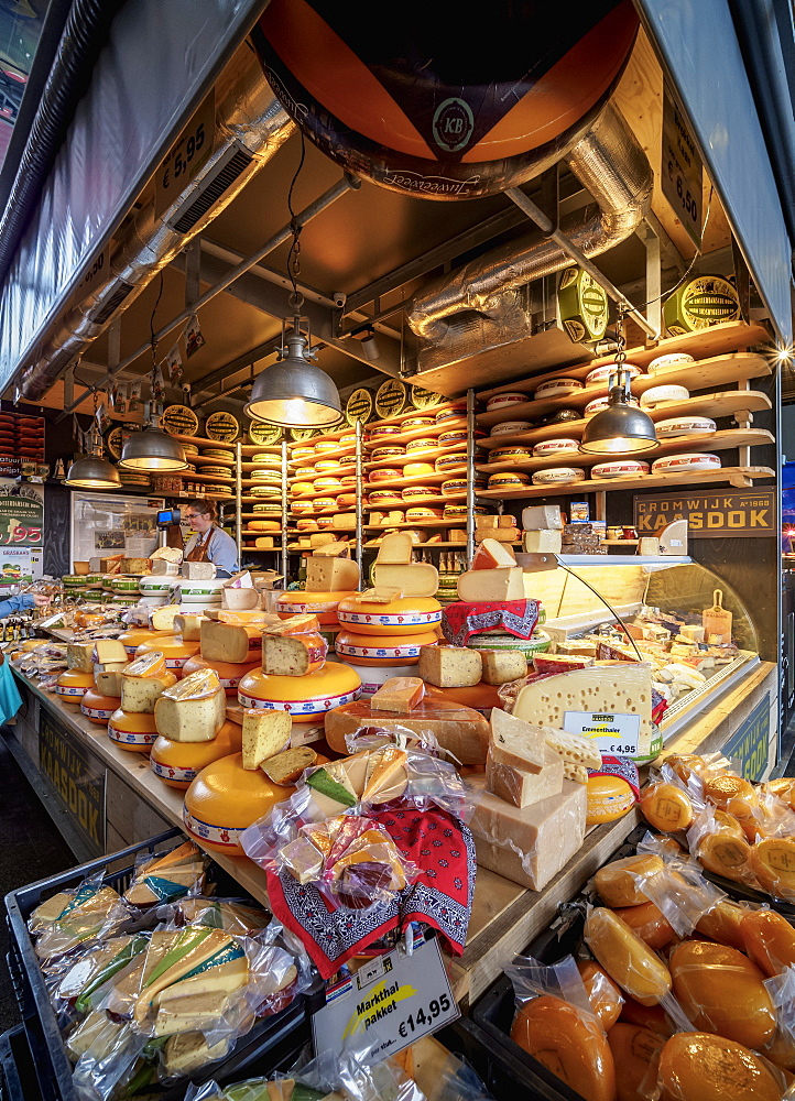 Market Hall, interior, Rotterdam, South Holland, The Netherlands, Europe