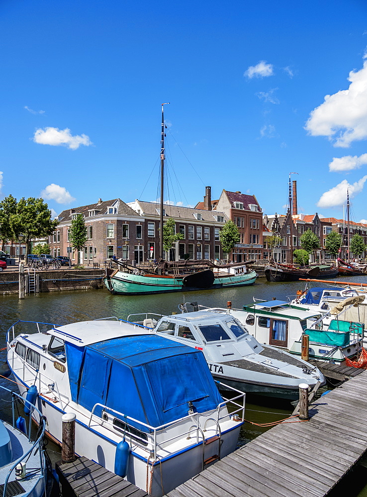 Aelbrechtskolk in Delfshaven, Rotterdam, South Holland, The Netherlands, Europe