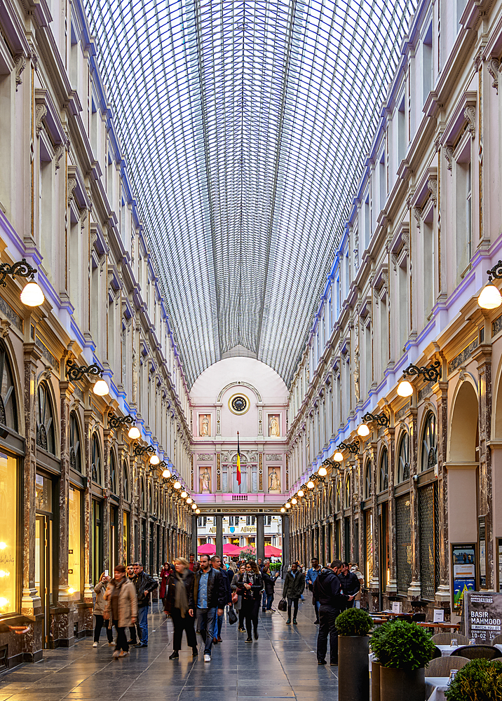 Royal Gallery of Saint Hubert, Brussels, Belgium, Europe