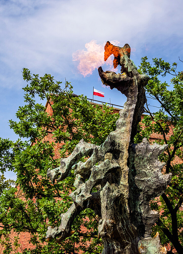 Dragon of Wawel Hill, Cracow, Lesser Poland Voivodeship, Poland, Europe