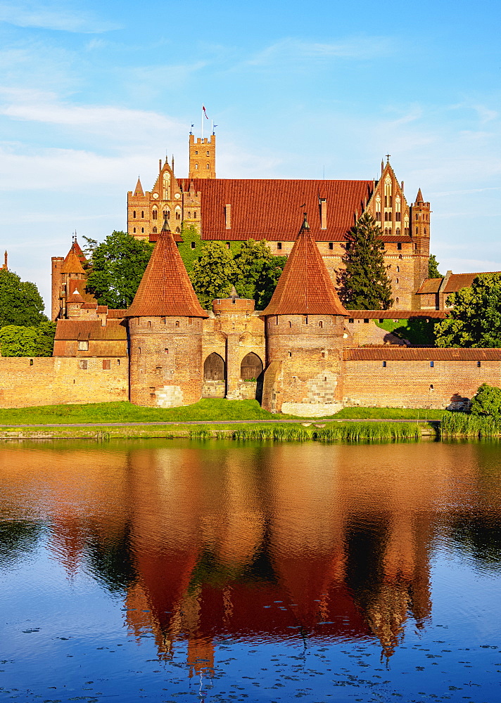 Castle of the Teutonic Order in Malbork, UNESCO World Heritage Site, Pomeranian Voivodeship, Poland, Europe