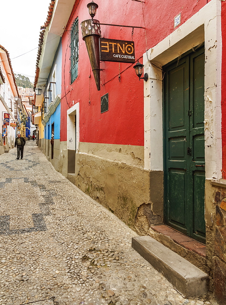 Calle Jaen, Old Town, La Paz, Bolivia, South America