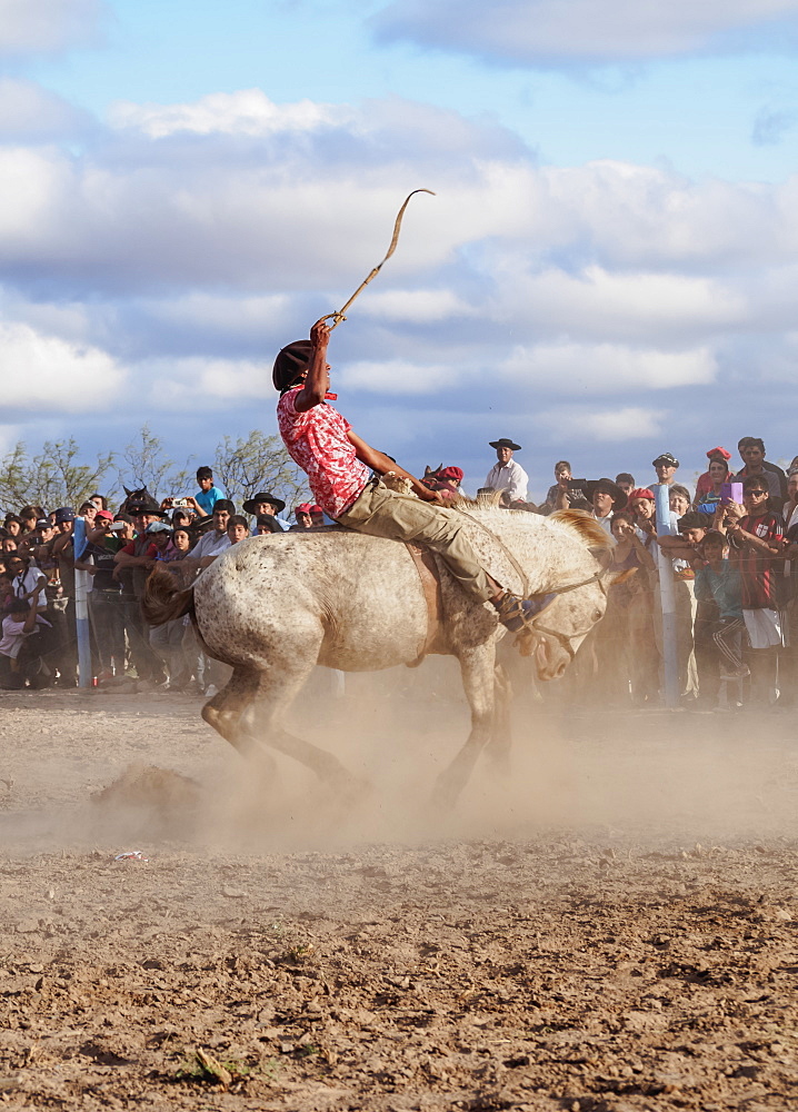 Jineteada Gaucha, traditional sport, Vallecito, San Juan Province, Argentina, South America