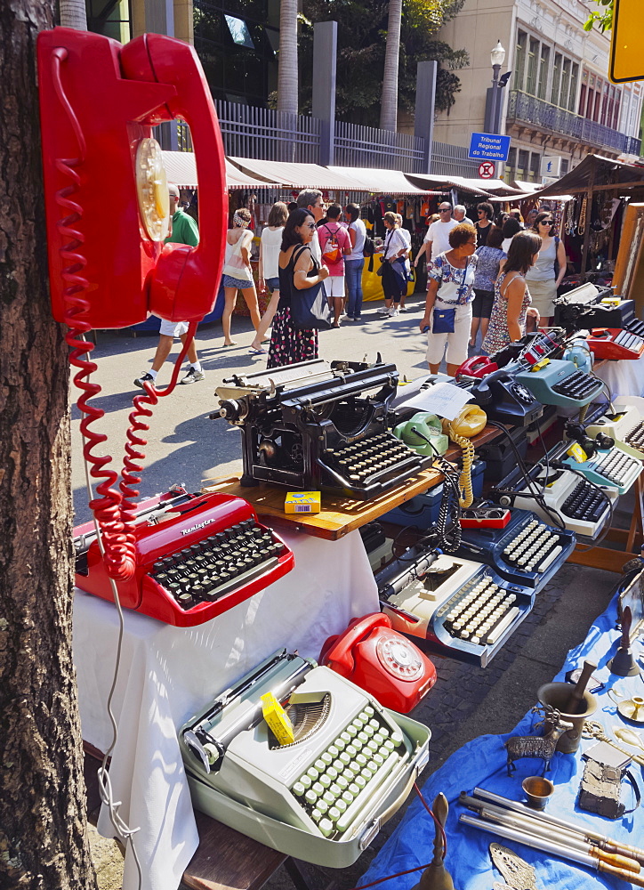 Monthly Craft and Flea Market on Rua do Lavradio, Lapa, Rio de Janeiro, Brazil, South America