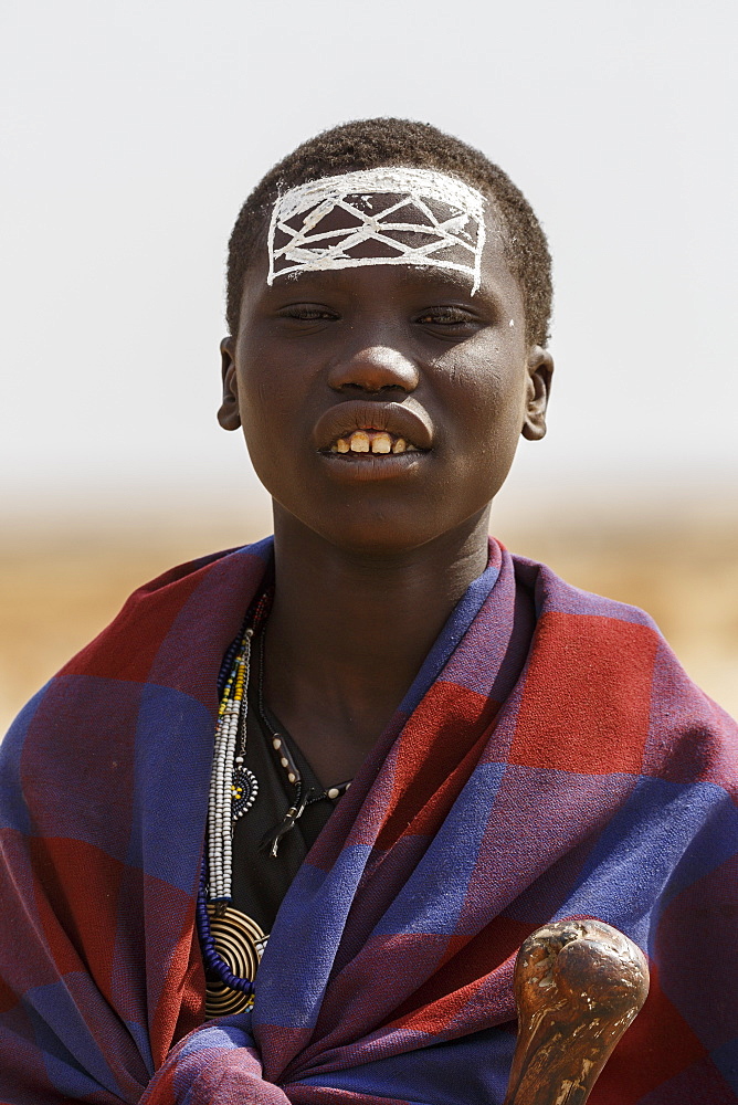 Maasai boy, Ngorongoro Conservation Area, Tanzania, East Africa, Africa