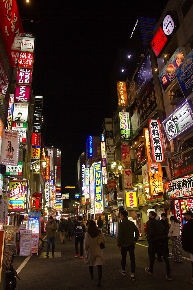 The Kabukicho district of Shinjunku, Tokyo, Japan, Asia