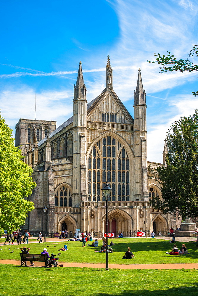 Winchester Cathedral, Winchester, Hampshire, England, United Kingdom, Europe