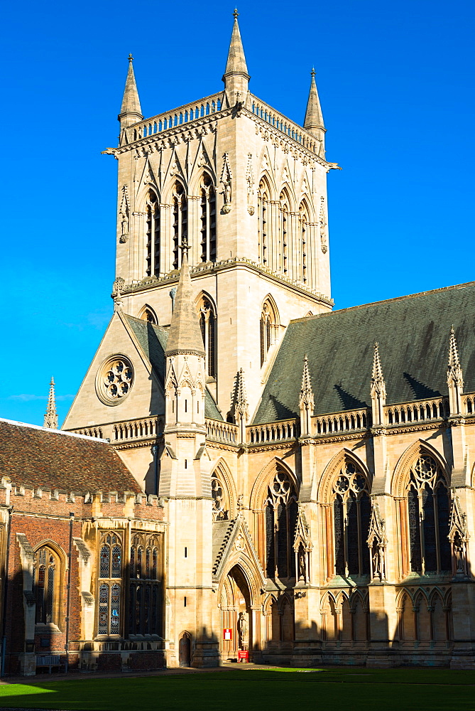 St. Johns College Chapel, Cambridge University, Cambridge, Cambridgeshire, England, United Kingdom, Europe