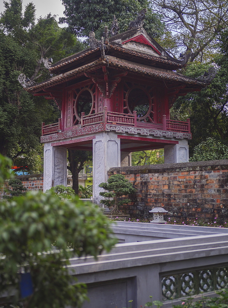 Temple of Literature, the Imperial Academy, Vietnam's first national university, Hanoi, Vietnam, Indochina, Southeast Asia, Asia