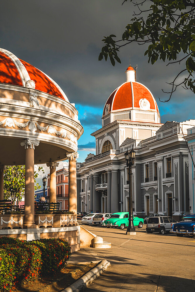 Parque Jose Marti, Palacio del Gobierno (Goverment House), Cienfuegos, UNESCO World Heritage Site, Cuba, West Indies, Caribbean, Central America