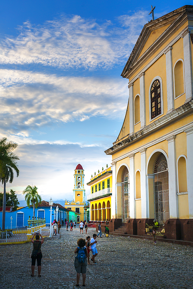 The Church of the Holy Trinity in Plaza Major in Trinidad, UNESCO World Heritage Site, Trinidad, Cuba, West Indies, Caribbean, Central America