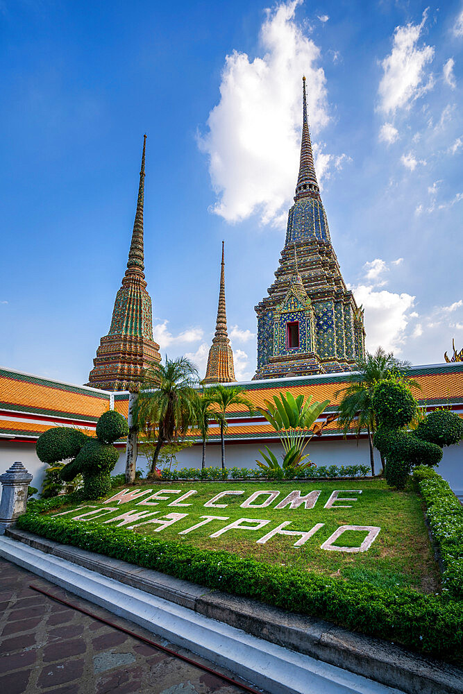 Wat Phra Chetuphon (Wat Pho) temple, Bangkok, Thailand, Southeast Asia, Asia