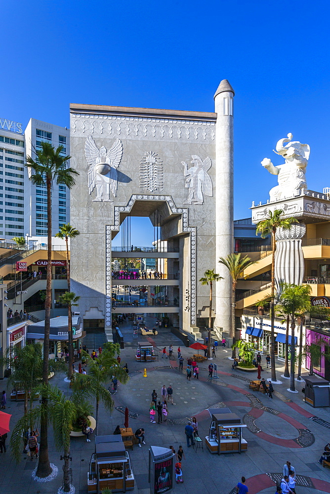 Hollywood and Highland shopping mall, Hollywood Boulevard, Hollywood, Los Angeles, California, United States of America, North America