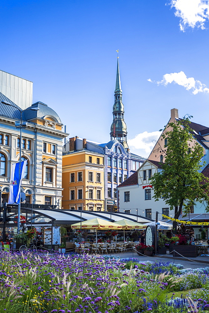 Church of St. Peter, Livu Square, Old Riga, Latvia, Baltic States, Europe