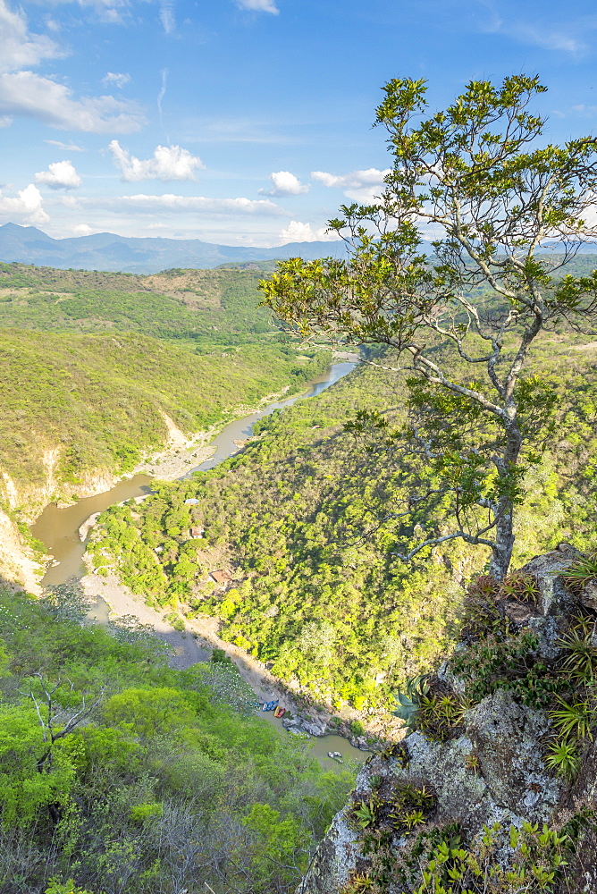 Elevated view from the second lookout over the Somoto Canyon, Nicaragua, Central America