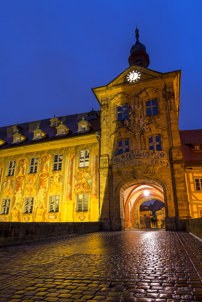 The old town hall of Bamberg, UNESCO World Heritage Site, Upper Franconia, Bavaria, Germany, Europe