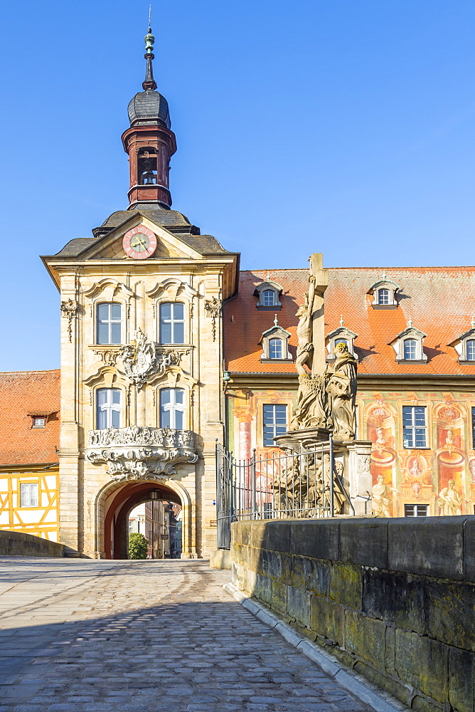 The old town hall of Bamberg, UNESCO World Heritage Site, Upper Franconia, Bavaria, Germany, Europe