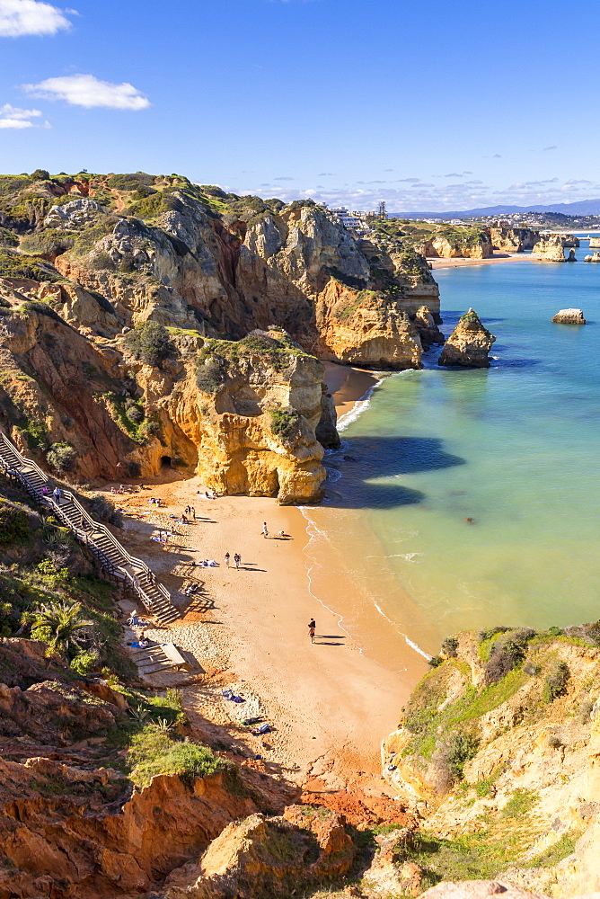 Camilo Beach near Lagos, Algarve, Portugal, Europe