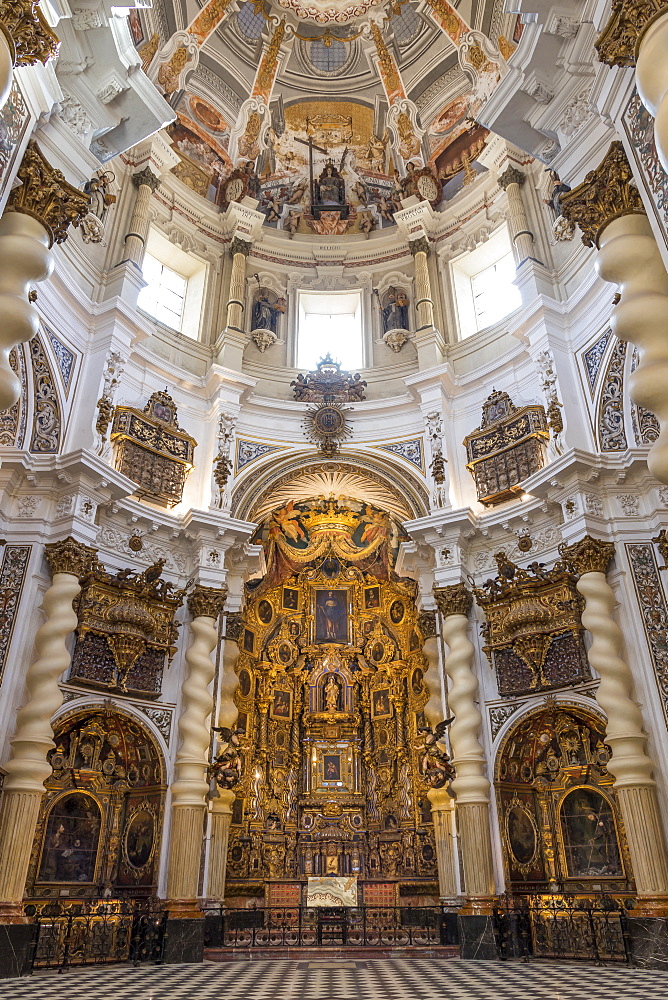 Interior of the San Luis de los Franceses Church, Seville, Andalusia, Spain, Europe