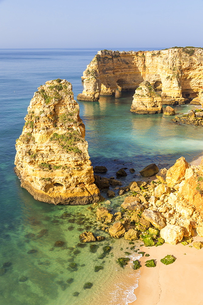 Marinha Beach (Praia da Marinha), Lagoa, Algarve, Portugal, Europe