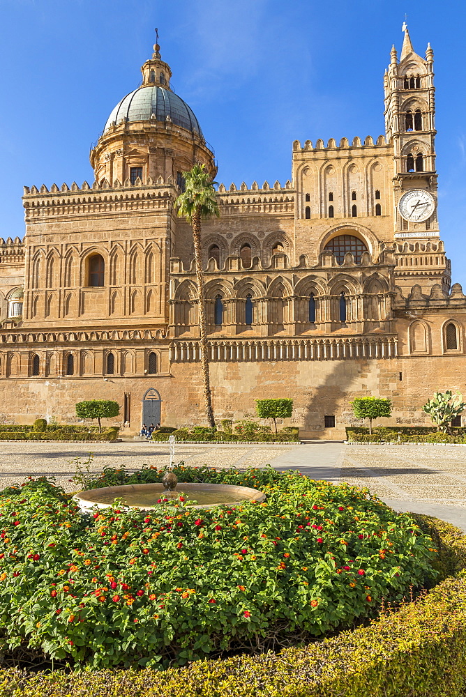 Palermo Cathedral, UNESCO World Heritage Site, Palermo, Sicily, Italy, Europe