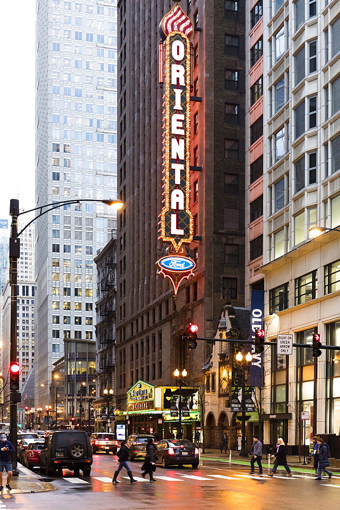 Oriental Theatre, Loop Theater District, Chicago, Illinois, United States of America, North America