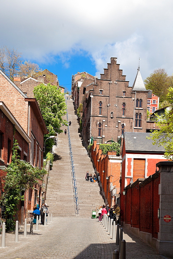 Montagne du Bueren, Liege, Belgium, Europe