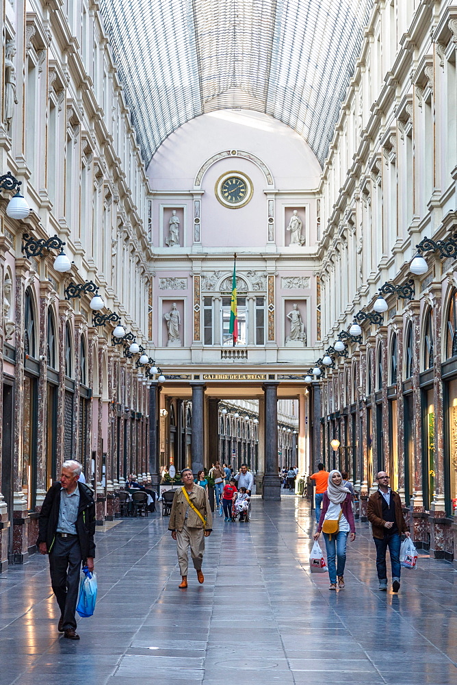 The Galerie de la Reine, Brussels, Belgium, Europe