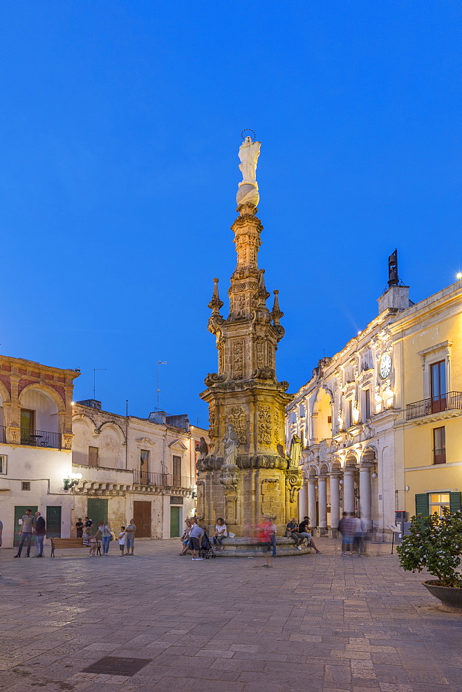 Piazza Salandra, Nardo, Puglia, Italy, Europe