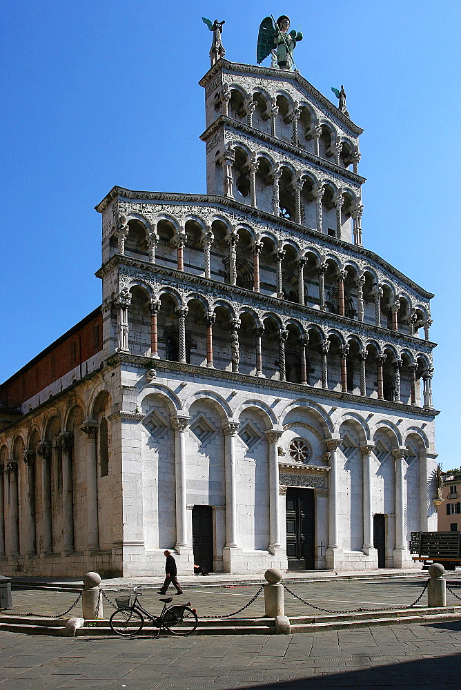 San Michele church, Lucca, Tuscany, Italy, Europe