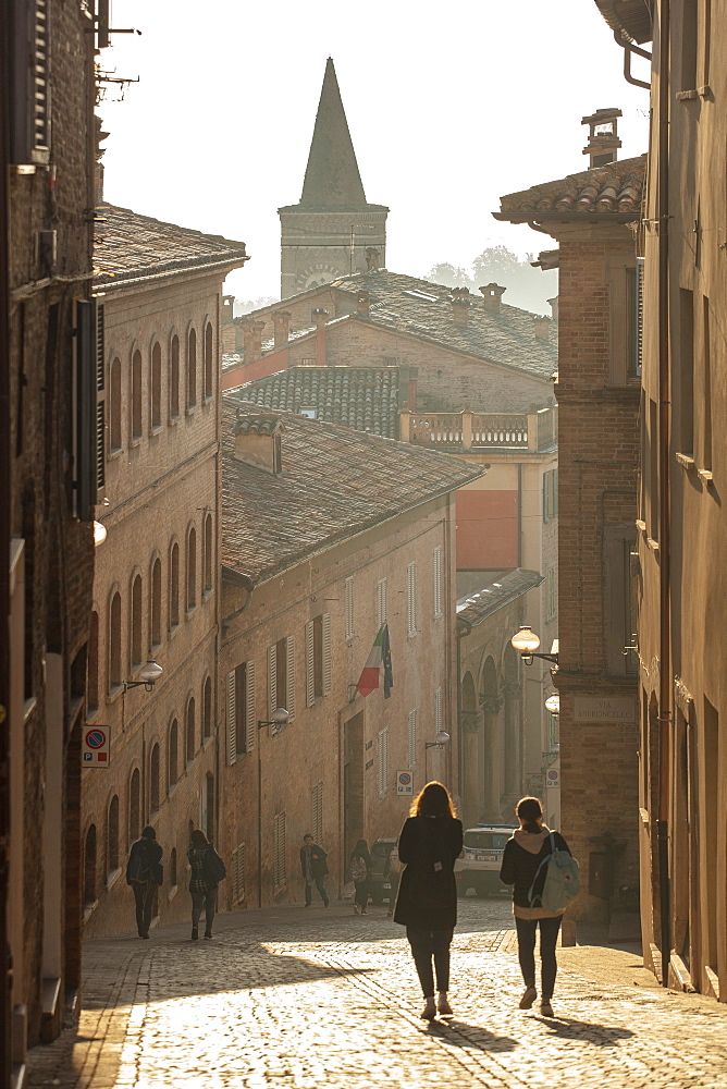 Via Raffaello, Urbino, Marche, Italy, Europe