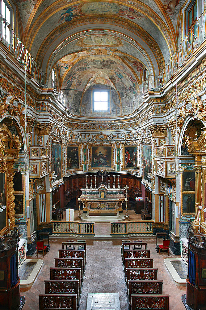 St. Lucia Church, Serra San Quirico, Ancona, Marche, Italy, Europe